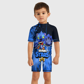 Детский купальный костюм 3D с принтом Brawl Stars LEON в Ухте, Полиэстер 85%, Спандекс 15% | застежка на молнии на спине | brawl | brawl stars | crow | leon | sally | shark | stars | акула | бравл | бравл старс | браво старс | игра | компьютерная | кров | леон | леон акула | онлайн | старс | шарк