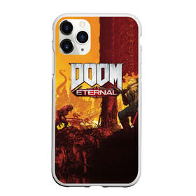 Чехол для iPhone 11 Pro матовый с принтом DOOM eternal 2020 в Ухте, Силикон |  | Тематика изображения на принте: 2020 | dom | doom | eternal | fortnite | pubg | дом | дум | дуум | пабг | пубг | фортнайт
