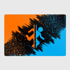 Магнитный плакат 3Х2 с принтом PORTAL 2 | ПОРТАЛ 2 в Ухте, Полимерный материал с магнитным слоем | 6 деталей размером 9*9 см | Тематика изображения на принте: aperture laboratories | glados | portal | portal 2 | valve | гладос | портал | портал 2 | челл