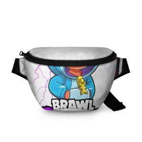 Поясная сумка 3D BRAWL STARS LEON SHARK: в Ухте, 100% полиэстер | плотная ткань, ремень с регулируемой длиной, внутри несколько карманов для мелочей, основное отделение и карман с обратной стороны сумки застегиваются на молнию | bibi | brawl stars | crow | el brown | leon | leon shark | max | sally leon | shark | stars | акула | биби | ворон | леон