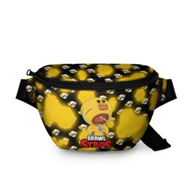 Поясная сумка 3D с принтом BRAWL STARS SALLY LEON. в Ухте, 100% полиэстер | плотная ткань, ремень с регулируемой длиной, внутри несколько карманов для мелочей, основное отделение и карман с обратной стороны сумки застегиваются на молнию | bea | bibi | brawl stars | colt | crow | el brown | leon | leon shark | max | nita | sally leon | shark | акула | беа | берли | биби | бравл старс | браун | ворон | кольт | леон | леон акула | макс | нита | шелли