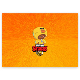 Поздравительная открытка с принтом BRAWL STARS SALLY LEON. в Ухте, 100% бумага | плотность бумаги 280 г/м2, матовая, на обратной стороне линовка и место для марки
 | Тематика изображения на принте: bib | brawl stars | colt | crow | el brown | leon | leon shark | max | moba | sally leon | shark | акула | берли | биби | бравл старс | браун | ворон | жанр | игра | кольт | леон | леон акула | макс | нита | шелли