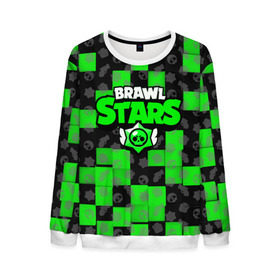Мужской свитшот 3D с принтом BRAWL STARS в Ухте, 100% полиэстер с мягким внутренним слоем | круглый вырез горловины, мягкая резинка на манжетах и поясе, свободная посадка по фигуре | 8 bit | bibi | brawl stars | brock | bull | crow | dinomike | el primo | leon | mobile game | nita | poko | ricochet | stars | tara | бравл старс | ворон | леон | мобильные игры