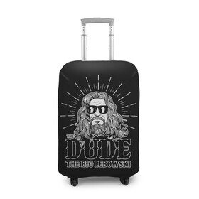 Чехол для чемодана 3D БОЛЬШОЙ ЛЕБОВСКИ: в Ухте, 86% полиэфир, 14% спандекс | двустороннее нанесение принта, прорези для ручек и колес | lebowski | the big lebowski | the jesus rolls | большой лебовски | броски хесуса | кино | лебовски | чувак