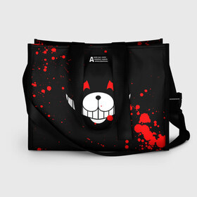 Сумка-шоппер 3D MONOKUMA: в Ухте, 100% полиэстер | застегивается на металлическую кнопку; внутренний карман застегивается на молнию. Стенки укреплены специальным мягким материалом, чтобы защитить содержимое от несильных ударов
 | anime | bear | black  white | danganronpa | kurokuma | monodam | monokuma | monomi | monotaro | rabbit | school | shirokuma | аниме | главарь | мoноми | монокума | черно белый | школа