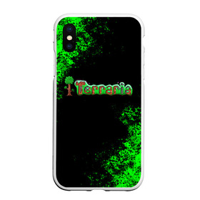 Чехол для iPhone XS Max матовый Terraria: в Ухте, Силикон | Область печати: задняя сторона чехла, без боковых панелей | action | minecraft | terraria | игра | компьютерная игра | приключение | терария | террария
