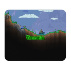 Коврик для мышки прямоугольный с принтом terraria game в Ухте, натуральный каучук | размер 230 х 185 мм; запечатка лицевой стороны | game | pixel | terraria | игра | пиксель | террариа