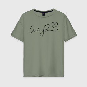 Женская футболка хлопок Oversize с принтом ARIANA GRANDE. в Ухте, 100% хлопок | свободный крой, круглый ворот, спущенный рукав, длина до линии бедер
 | ariana grande | k bye for now | nickelodeon | американская актриса | ари | ариана | ариана гранде | ариана гранде бутера | грандес | королевы крика | селена гомез