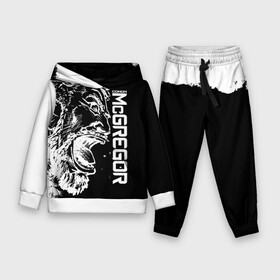 Детский костюм 3D (с толстовкой) с принтом Конор МакГрегор в Ухте,  |  | conor mcgregor | m1 | the notorious | ufc | боевые | боец | борьба | единоборства | ирландский | искусства | конор макгрегор | м1 | мма | печально известный | смешанные | юфс