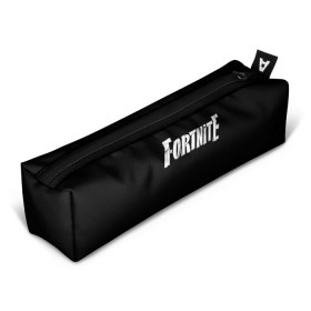 Пенал 3D с принтом Fortnite в Ухте, 100% полиэстер | плотная ткань, застежка на молнии | Тематика изображения на принте: fortnite | фортнайт | черная футболка