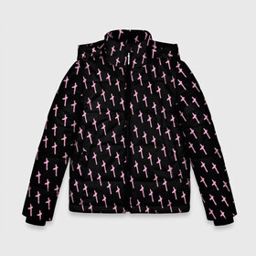 Зимняя куртка для мальчиков 3D с принтом LiL PEEP Pattern в Ухте, ткань верха — 100% полиэстер; подклад — 100% полиэстер, утеплитель — 100% полиэстер | длина ниже бедра, удлиненная спинка, воротник стойка и отстегивающийся капюшон. Есть боковые карманы с листочкой на кнопках, утяжки по низу изделия и внутренний карман на молнии. 

Предусмотрены светоотражающий принт на спинке, радужный светоотражающий элемент на пуллере молнии и на резинке для утяжки | lil peep | lil prince | pink | зарубежная музыка | лил пип | маленький принц