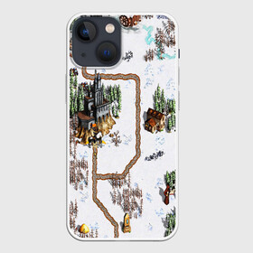 Чехол для iPhone 13 mini с принтом Heroes of Might and Magic в Ухте,  |  | angel | armor | artwork | creature | dragon | fantasy | fantasy art | game | griffin | heroes | heroes maps | heroes of might and magic | knight | might and magic | sword | warriors | weapon | wings | герои