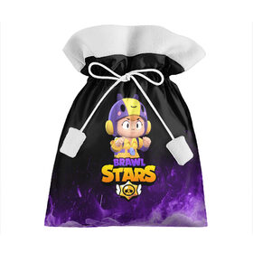 Подарочный 3D мешок с принтом Brawl Stars BEA в Ухте, 100% полиэстер | Размер: 29*39 см | Тематика изображения на принте: bea | brawl stars | bull | colt | crow | leon | leon shark | shark | stars | акула | берли | биа | ворон | динамайк | кольт | леон | леон акула | нита | спайк | шелли | эль примо