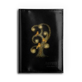 Обложка для автодокументов с принтом коты на дереве в Ухте, натуральная кожа |  размер 19,9*13 см; внутри 4 больших “конверта” для документов и один маленький отдел — туда идеально встанут права | дерево | кот | коты | магия