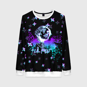 Женский свитшот 3D с принтом LIL PEEP. в Ухте, 100% полиэстер с мягким внутренним слоем | круглый вырез горловины, мягкая резинка на манжетах и поясе, свободная посадка по фигуре | lil peep | lil prince | pink | зарубежная музыка | лил пип | маленький принц