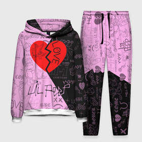 Мужской костюм 3D (с толстовкой) с принтом LIL PEEP. в Ухте,  |  | Тематика изображения на принте: lil peep | lil prince | pink | зарубежная музыка | лил пип | маленький принц