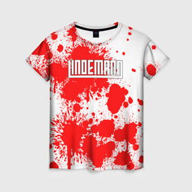 Женская футболка 3D с принтом LINDEMANN в Ухте, 100% полиэфир ( синтетическое хлопкоподобное полотно) | прямой крой, круглый вырез горловины, длина до линии бедер | industrial | metal | rammstein | till lindemann | альтернативный рок | германия | кристиан лоренц | музыка | немцы | оливер ридель | пауль ландерс | рихард круспе | рок | тилль линдеманн
