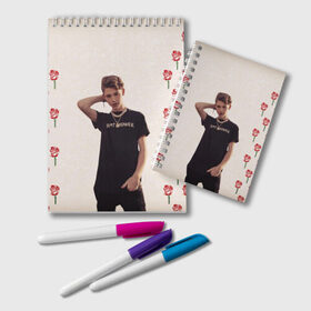 Блокнот с принтом ТИКТОКЕР - PAYTON MOORMEIE в Ухте, 100% бумага | 48 листов, плотность листов — 60 г/м2, плотность картонной обложки — 250 г/м2. Листы скреплены удобной пружинной спиралью. Цвет линий — светло-серый
 | payton | payton moormeie | блогер | знаменитость | пейтон | пейтон моормиер | тиктоенр