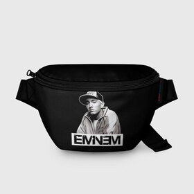Поясная сумка 3D с принтом Eminem в Ухте, 100% полиэстер | плотная ткань, ремень с регулируемой длиной, внутри несколько карманов для мелочей, основное отделение и карман с обратной стороны сумки застегиваются на молнию | eminem | evil | ken kaniff | marshall bruce mathers iii | mm | rap | slim shady | маршалл брюс мэтерс iii | рэп | рэп рок | хип хоп | хорроркор | эминем
