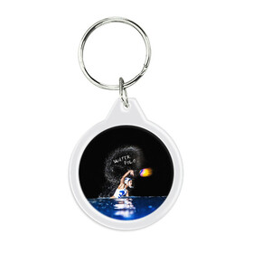 Брелок круглый с принтом Water polo в Ухте, пластик и полированная сталь | круглая форма, металлическое крепление в виде кольца | Тематика изображения на принте: polo | water polo | вода | водное поло | водный спорт | плавание | пловец | поло | спорт