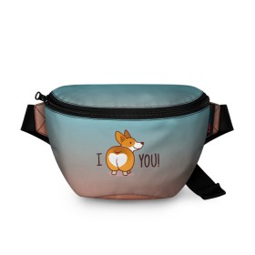 Поясная сумка 3D с принтом i love you! в Ухте, 100% полиэстер | плотная ткань, ремень с регулируемой длиной, внутри несколько карманов для мелочей, основное отделение и карман с обратной стороны сумки застегиваются на молнию | 14 февраля | iloveyou | влюбленным | день влюбленных | люблю | люблю тебя | любовь | милая | милота | милый | нежность | признание | признание в любви | сердечко | сердце