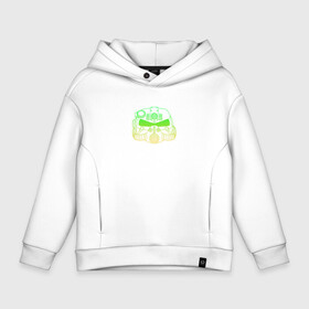 Детское худи Oversize хлопок с принтом Fallout в Ухте, френч-терри — 70% хлопок, 30% полиэстер. Мягкий теплый начес внутри —100% хлопок | боковые карманы, эластичные манжеты и нижняя кромка, капюшон на магнитной кнопке | fallout | game | игра | из игры | робот | силовая броня | фалаут | фаллаут | шлем