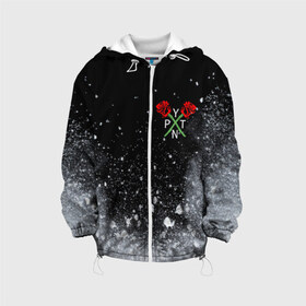 Детская куртка 3D с принтом PAYTON MOORMEIER - ТИКТОК в Ухте, 100% полиэстер | застежка — молния, подол и капюшон оформлены резинкой с фиксаторами, по бокам — два кармана без застежек, один потайной карман на груди, плотность верхнего слоя — 90 г/м2; плотность флисового подклада — 260 г/м2 | payton moormeier | tiktok | блогер | пейтон | пейтон моормиер | тикток | тиктокер | ютубер