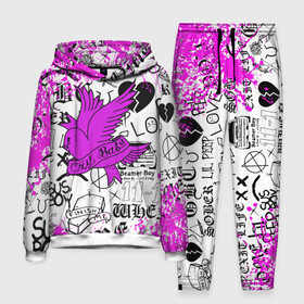 Мужской костюм 3D (с толстовкой) с принтом LIL PEEP. в Ухте,  |  | Тематика изображения на принте: lil peep | lil prince | pink | зарубежная музыка | лил пип | маленький принц