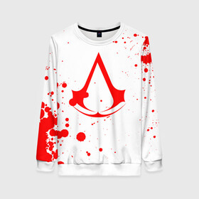 Женский свитшот 3D с принтом ASSASSIN`S CREED в Ухте, 100% полиэстер с мягким внутренним слоем | круглый вырез горловины, мягкая резинка на манжетах и поясе, свободная посадка по фигуре | slayer | асасин | ассасин крид | ассассин | тамплиеры