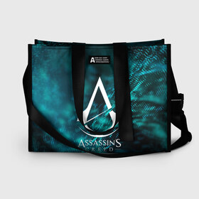Сумка-шоппер 3D с принтом ASSASSIN`S CREED в Ухте, 100% полиэстер | застегивается на металлическую кнопку; внутренний карман застегивается на молнию. Стенки укреплены специальным мягким материалом, чтобы защитить содержимое от несильных ударов
 | slayer | асасин | ассасин крид | ассассин | тамплиеры