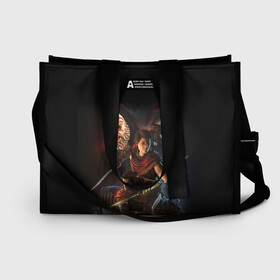 Сумка-шоппер 3D с принтом ASSASSIN`S CREED в Ухте, 100% полиэстер | застегивается на металлическую кнопку; внутренний карман застегивается на молнию. Стенки укреплены специальным мягким материалом, чтобы защитить содержимое от несильных ударов
 | slayer | асасин | ассасин крид | ассассин | тамплиеры