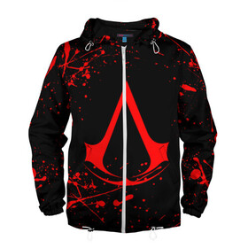 Мужская ветровка 3D ASSASSIN`S CREED: в Ухте, 100% полиэстер | подол и капюшон оформлены резинкой с фиксаторами, два кармана без застежек по бокам, один потайной карман на груди | slayer | асасин | ассасин крид | ассассин | тамплиеры