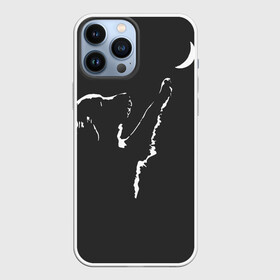 Чехол для iPhone 13 Pro Max с принтом Лунопёс в Ухте,  |  | 3d | волк | луна | пёс | принт | с луной | с принтом | с принтом собаки | с собакой | собака