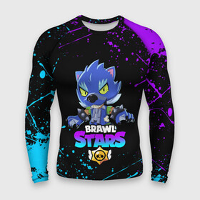 Мужской рашгард 3D с принтом BRAWL STARS LEON в Ухте,  |  | bibi | brawl stars | crow | el brown | leon | leon shark | max | sally leon | shark | stars | werewolf | акула | биби | ворон | леон | оборотень