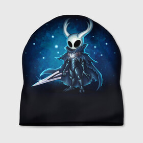 Шапка 3D с принтом Hollow Knight в Ухте, 100% полиэстер | универсальный размер, печать по всей поверхности изделия | grimm | hallounest | heart of nightmare | hollow knight | hornet | knight | quirrell | silksong | гримм | квиррел | рыцарь | халлоунест | холлоу найт | хорнет