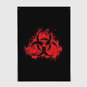 Постер с принтом Plague Inc. в Ухте, 100% бумага
 | бумага, плотность 150 мг. Матовая, но за счет высокого коэффициента гладкости имеет небольшой блеск и дает на свету блики, но в отличии от глянцевой бумаги не покрыта лаком | 2019 | biohazard | china | game | ncov | plague | virus | warning | вирус | игра | китай