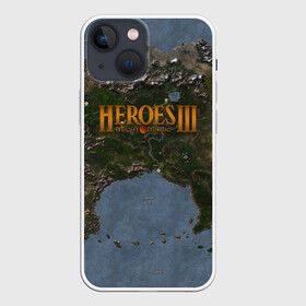 Чехол для iPhone 13 mini с принтом ГЕРОИ 3 в Ухте,  |  | angel | armor | artwork | creature | dragon | fantasy | fantasy art | game | griffin | heroes | heroes maps | heroes of might and magic | knight | might and magic | sword | warriors | weapon | wings | герои