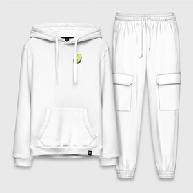 Мужской костюм хлопок с толстовкой с принтом Авокадо в Ухте,  |  | avocado | vegan | vegetarian | авокадо | веган | вегетарианство