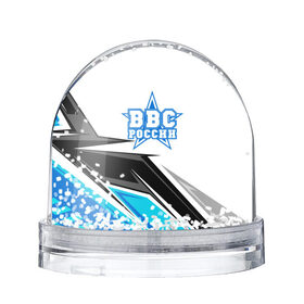 Снежный шар с принтом ВВС России в Ухте, Пластик | Изображение внутри шара печатается на глянцевой фотобумаге с двух сторон | 23 февраля | авиация | армия | ввс | ввф | военно | военный | воздушные | войска | герб | летчик | надпись | офицер | россии | российский | россия | русский | рф | силы | служба | флот | штурман