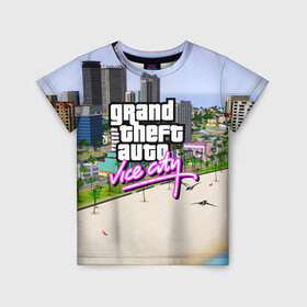 Детская футболка 3D с принтом GTA REDUX 2020 в Ухте, 100% гипоаллергенный полиэфир | прямой крой, круглый вырез горловины, длина до линии бедер, чуть спущенное плечо, ткань немного тянется | grand theft auto 2 | grand theft auto 3 | grand theft auto v | grand theft auto: san andreas | grand theft auto: vice city | gta 5 | gta online | gta v | город | игры