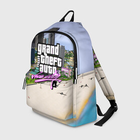 Рюкзак 3D с принтом GTA REDUX 2020 в Ухте, 100% полиэстер | лямки с регулируемой длиной, сверху петелька, чтобы рюкзак можно было повесить на вешалку. Основное отделение закрывается на молнию, как и внешний карман. Внутри два дополнительных кармана, один из которых закрывается на молнию. По бокам два дополнительных кармашка | grand theft auto 2 | grand theft auto 3 | grand theft auto v | grand theft auto: san andreas | grand theft auto: vice city | gta 5 | gta online | gta v | город | игры