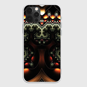 Чехол для iPhone 12 Pro с принтом ФРАКТАЛЬНЫЙ ОПТИЧЕСКИЙ УЗОР в Ухте, силикон | область печати: задняя сторона чехла, без боковых панелей | abstract | abstraction | texture | абстракция | геометрия | иллюзия | обман зрения | оптический узор | текстура
