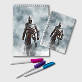 Блокнот Assassin’s Creed: в Ухте, 100% бумага | 48 листов, плотность листов — 60 г/м2, плотность картонной обложки — 250 г/м2. Листы скреплены удобной пружинной спиралью. Цвет линий — светло-серый
 | asasins | creed | асасинс | ассасин | ассассинс | кредо | крид | криид