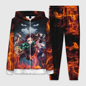 Женский костюм 3D с принтом КЛИНОК РАССЕКАЮЩИЙ ДЕМОНОВ | DEMON SLAYER KIMETSU NO YAIBA в Ухте,  |  | demon slayer | demon slayer: kimetsu no yaiba | kimetsu | kimetsu no yaiba | nezuko | slayer | tanjiro | клинок рассекающий демонов | незуко | танджиро | шинобу кочо