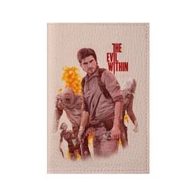 Обложка для паспорта матовая кожа The Evil Within: в Ухте, натуральная матовая кожа | размер 19,3 х 13,7 см; прозрачные пластиковые крепления | детектив | зло внутри | лечебница | мир | тайна | чудовища