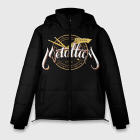 Мужская зимняя куртка 3D с принтом Metallica Vintage 2 в Ухте, верх — 100% полиэстер; подкладка — 100% полиэстер; утеплитель — 100% полиэстер | длина ниже бедра, свободный силуэт Оверсайз. Есть воротник-стойка, отстегивающийся капюшон и ветрозащитная планка. 

Боковые карманы с листочкой на кнопках и внутренний карман на молнии. | hard rock | metal | metallica | rock | vintage | металл | рок