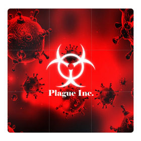 Магнитный плакат 3Х3 с принтом PLAGUE INC. в Ухте, Полимерный материал с магнитным слоем | 9 деталей размером 9*9 см | molecule | plague inc | абстракция | бактерии | вирус | клетки | медицина | микробы | молекулы | наука | нейрон | нейроны | планета | текстура | текстуры | формула