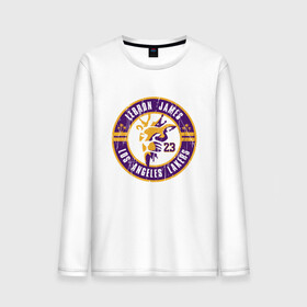 Мужской лонгслив хлопок с принтом Lakers - LeBron James в Ухте, 100% хлопок |  | basketball | black | bryant | game | james | kobe | kobebryant | lakers | lebron | los angeles | mamba | nba | rip | slam dunk | баскетбол | баскетболист | брайант | браянт | джеймс | игрок | коби | леброн | лейкерс | лос анджеле