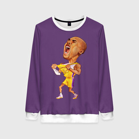 Женский свитшот 3D с принтом Kobe Bryant в Ухте, 100% полиэстер с мягким внутренним слоем | круглый вырез горловины, мягкая резинка на манжетах и поясе, свободная посадка по фигуре | 08 | 24 | 8 | angeles | basketball | bryant | gigi | goat | kobe | lakers | legend | los | mamba | rip | sport | баскетбол | брайант | коби | легенда | мамба | роспись | спорт