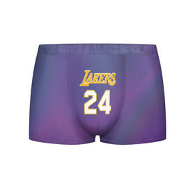 Мужские трусы 3D с принтом Los Angeles Lakers / Kobe Brya в Ухте, 50% хлопок, 50% полиэстер | классическая посадка, на поясе мягкая тканевая резинка | Тематика изображения на принте: basketball | espn | kobe | kobe bryant | kobe bryant death | kobe bryant tribute | lakers | los angeles lakers | nba